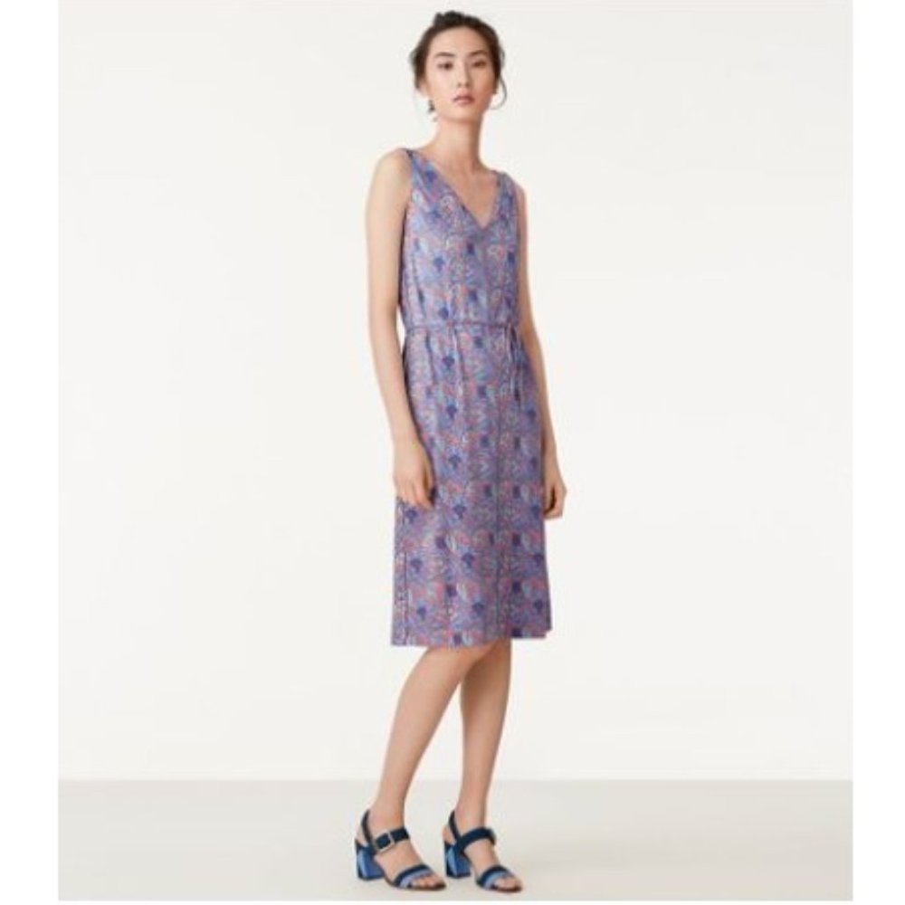 Tory Burch 'Sandy' Floral Print Silk Shift Dress - NWT
